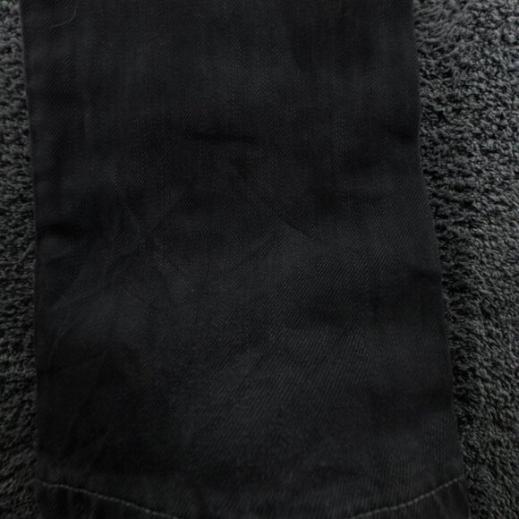 Nudie Jeans Off Beat Black Cotton Straight Cut Denim Button Fly Adult Men - Picture 15 of 16